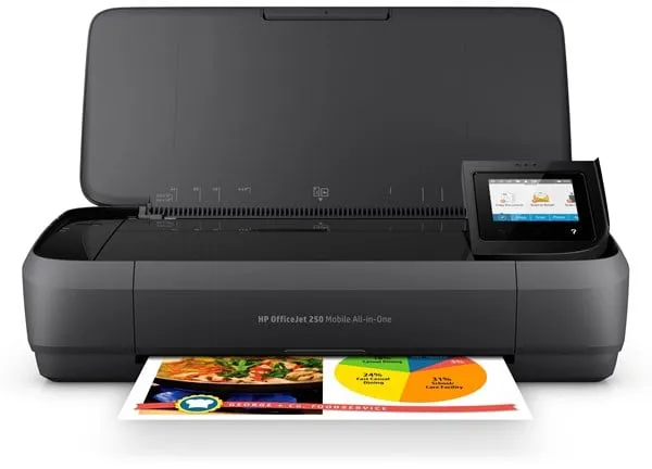 HP Officejet 250 Mobile All in One Tintenstrahldrucker Multifunktion - Farbe - Tinte